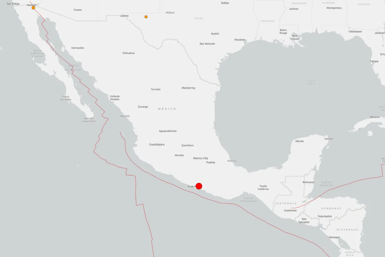 Sismo de 6.5 grados sacude México esta mañana